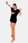 Sweetmoon Plus Size Loungewear - Black — thumbnail 4
